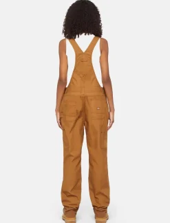 Shop Coated Canvas Double Front Bib Women Work Dungarees & Coveralls