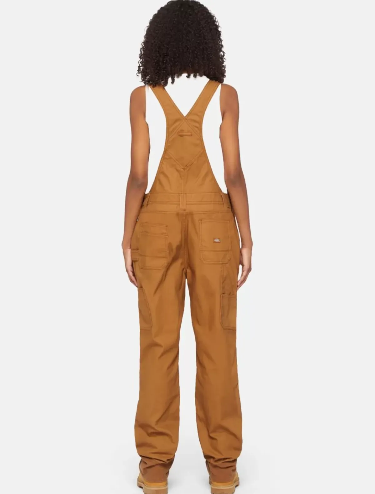 Shop Coated Canvas Double Front Bib Women Work Dungarees & Coveralls