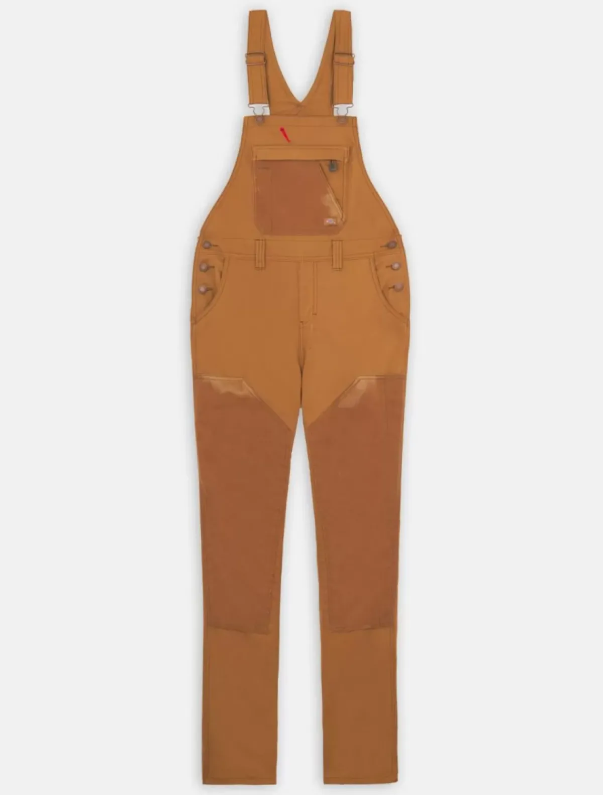 Shop Coated Canvas Double Front Bib Women Work Dungarees & Coveralls