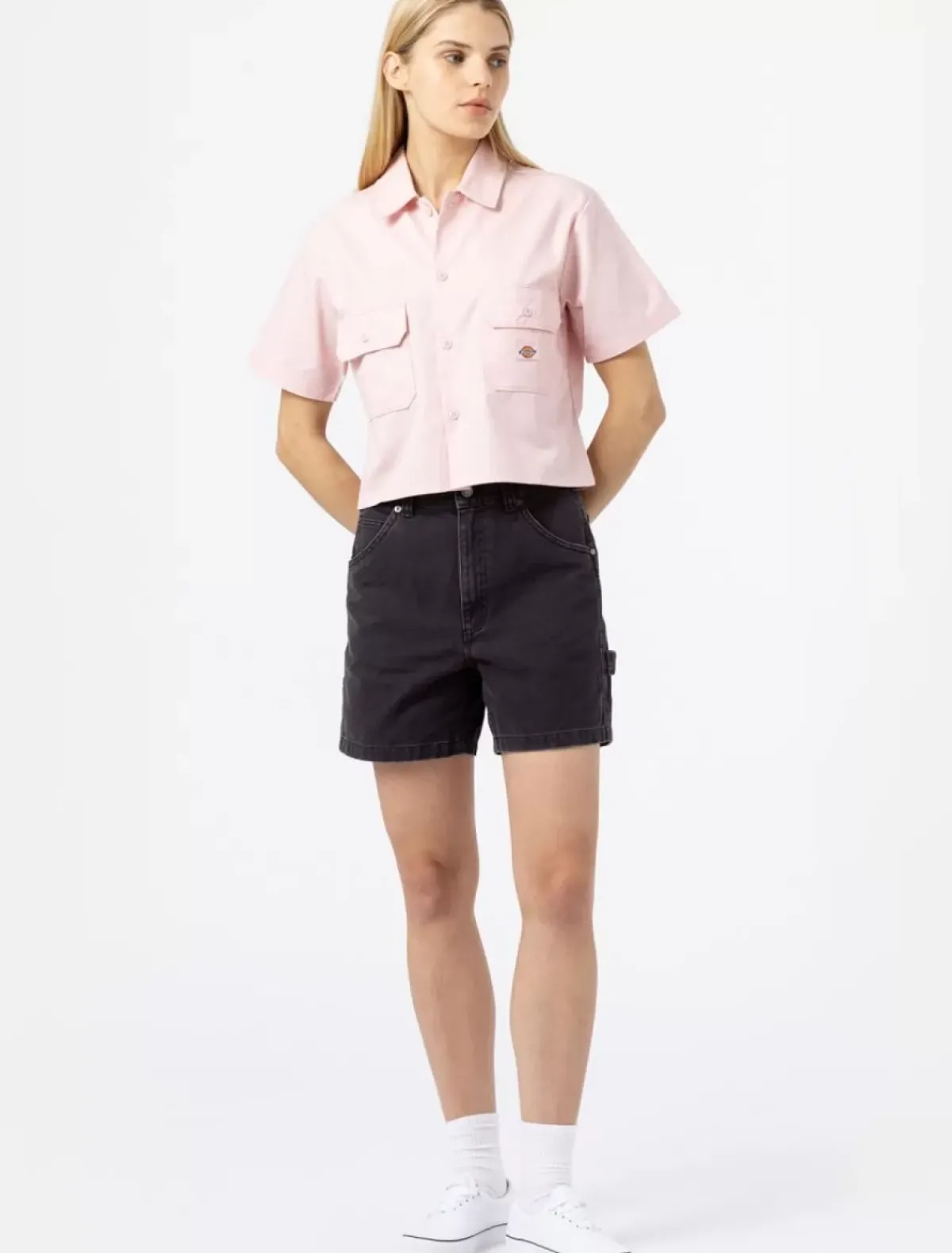 Hot Duck Canvas Carpenter Shorts Women Shorts