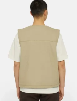Fashion Duck Canvas Gilet Gillets & Vests|Jackets & Puffers