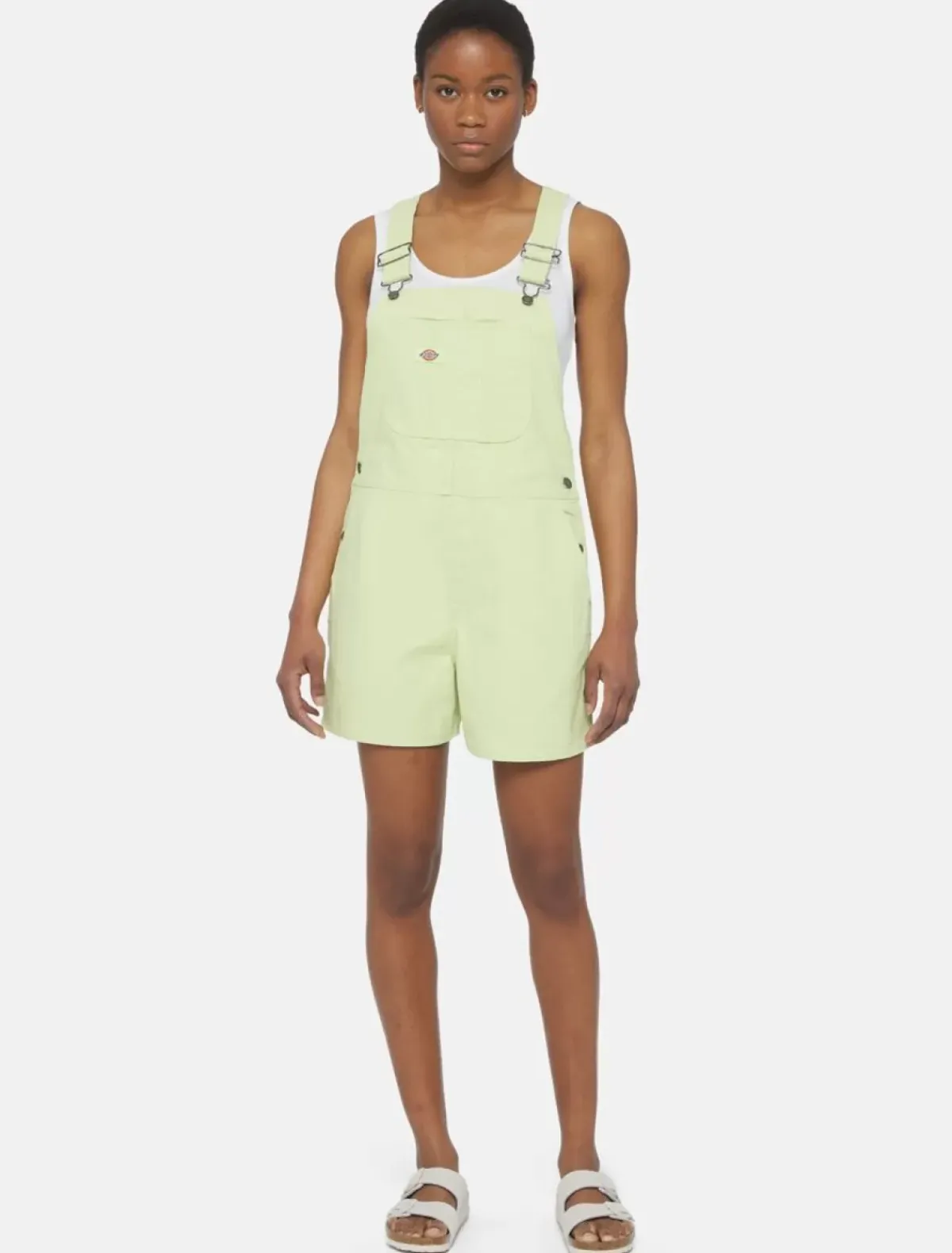 New Duck Canvas Short Bib Women Bib Overalls|Dungarees & Coveralls