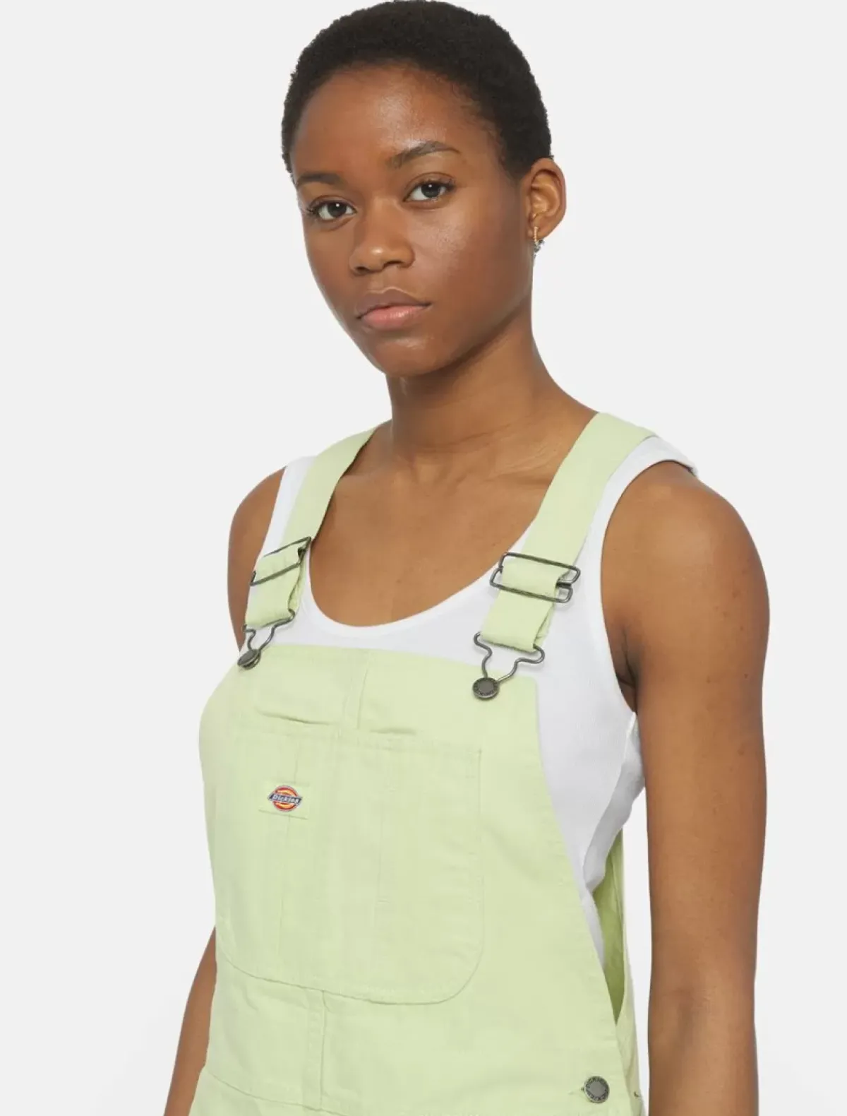 New Duck Canvas Short Bib Women Bib Overalls|Dungarees & Coveralls