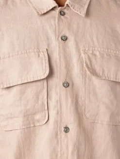 Cheap Linen Short Sleeve Work Shirt Collabs & Collections|Shirts