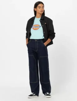 Hot Madison Double Knee Denim Trousers Women Denim|Trousers