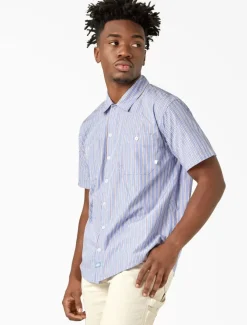Flash Sale Poplin Short Sleeve Service Shirt Collabs & Collections|Shirts
